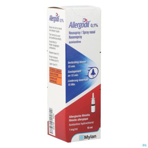 Allergodil 0,1% Spray Nasal 10ml