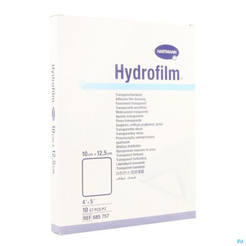 Hartmann Hydrofilm Pansement Transparent Autoadhésif 10cmx12,5cm 10 Pièces