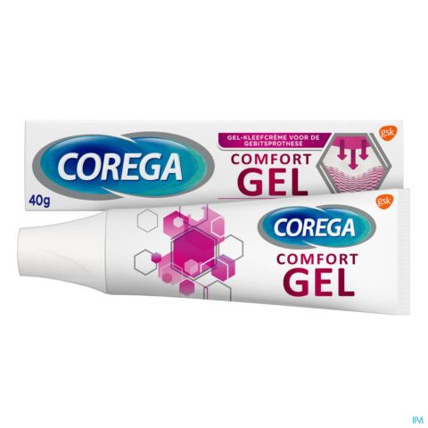 Corega Comfort Gel-Crème Adhésif pour Prothèse Dentaire Tube 40g