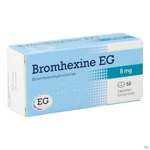 Bromhexine Eg Comp 50 X 8 Mg