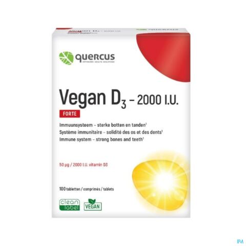 Quercus Vegan D3 2000 I.u. Comp 100