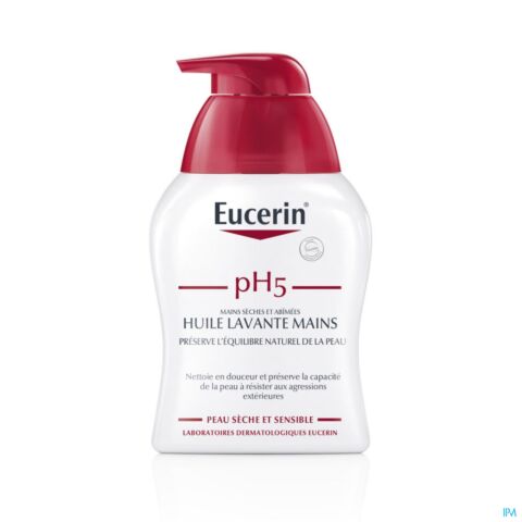 Eucerin pH5 Huile Lavante Mains Peau Sèche et Sensible Flacon Pompe 250ml