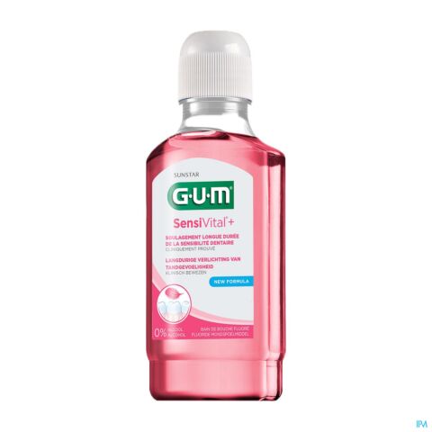 Gum Sensivital + Bain Bouche Fluore 300ml 6081