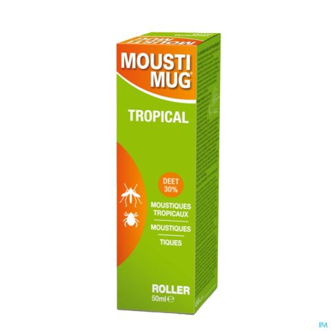 Moustimug Tropical 30% DEET Anti-Moustiques Roller 50ml
