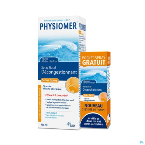 Physiomer Sinus 135ml + 20ml Gratuit
