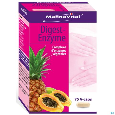 Mannavital Digest Enzyme V-caps 75