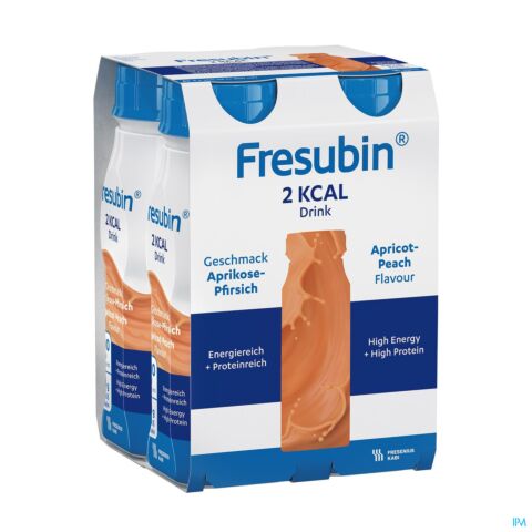 Fresubin 2kcal Drink Pêche-Abricot Bouteille 4x200ml