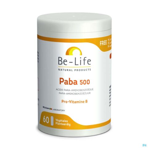 Be-Life Paba 500 Pro-Vitamine B 60 Gélules