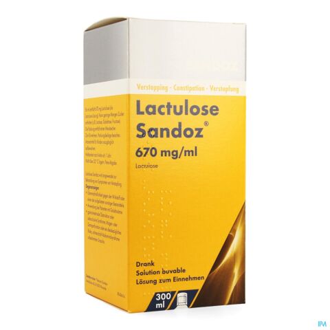 Lactulose Sandoz Drank 300ml 670mg/ml