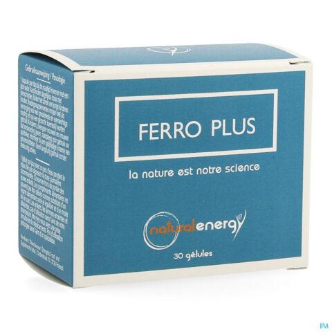 Natural Energy Ferro Plus 30 Gélules