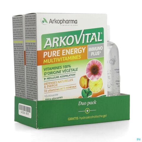 Arkovital Pure Energy Immun.duo Comp60+gel H.100ml