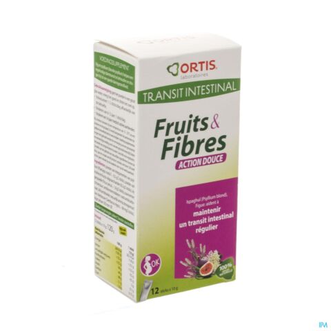 Ortis Fruits & Fibres Action Douce Stick 12x10g