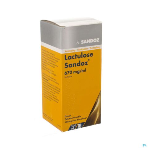 Lactulose Sandoz Drank 500ml 670mg/ml