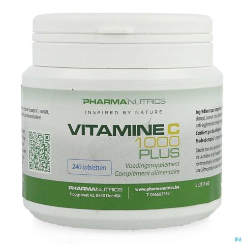 Vitamine C 1000 Bioflavonoid Tabl240 Pharmanutrics