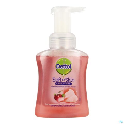 Dettol Soft on Skin Savon pour les Mains Rose & Fleur de Cerisier Flacon Pompe 250ml