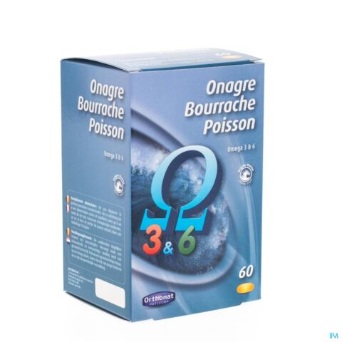 Onagre-bourrache-poisson Caps 60 Orthonat
