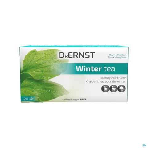 Dr Ernst Winter Tea Tisane Thym & Plantain 20 Infusions