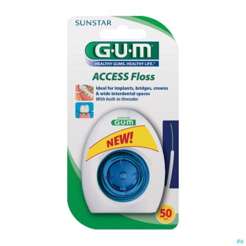 Gum Access Floss Fil Dentaire 50m