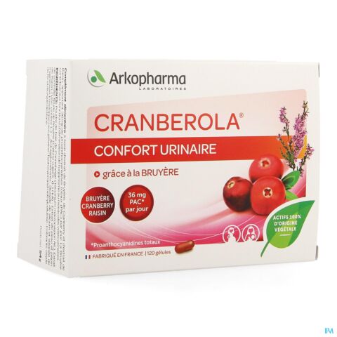 Arkopharma Cranberola Confort Urinaire 120 Gélules