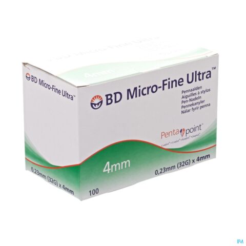 Bd Microfine Ultra Aig. Stylo 4mm 32g Thinwall 100
