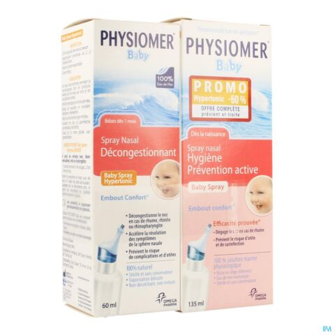 Physiomer Iso Baby Spray 135mlhypert. Spray 60ml
