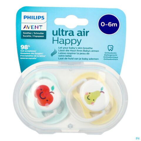 Philips Avent Sucette +0m Air Pomme 2