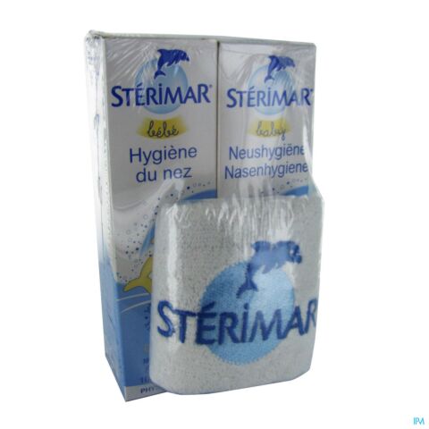 Sterimar Duo Bebe Hygiene 2x100ml + Bavoir Promo