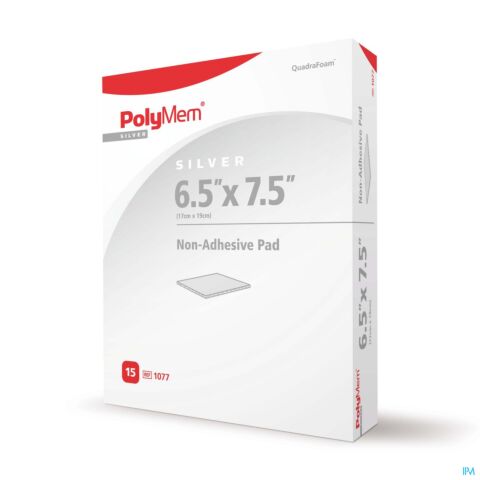 Polymem Silver Non-adhesif Pad 17cmx19cm 15