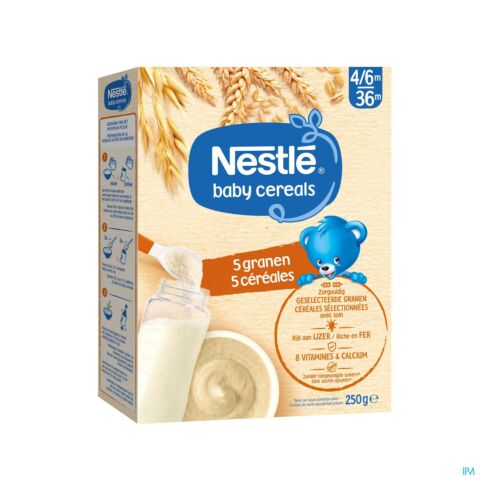 Nestlé Baby Cereals 5 Céréales 6m+ 250g