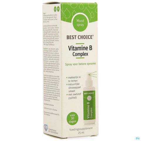 Best Choice Spray Bouche Vitamine B Complex 25ml