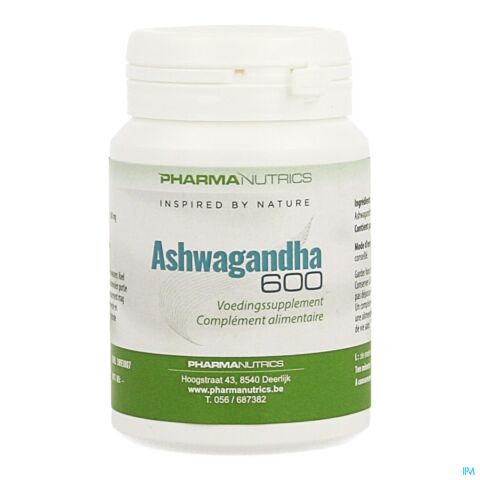Ashwagandha 600mg V-caps 60 Pharmanutrics