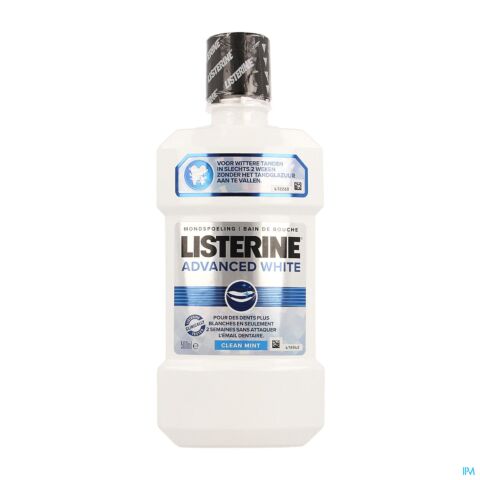 Listerine Advanced White Bain de Bouche Flacon 500ml