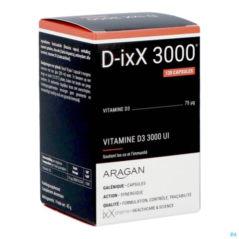 ixX Pharma D-ixX 3000 120 Gélules
