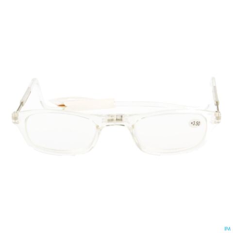 Clipyreader lunettes +3.50 transparent