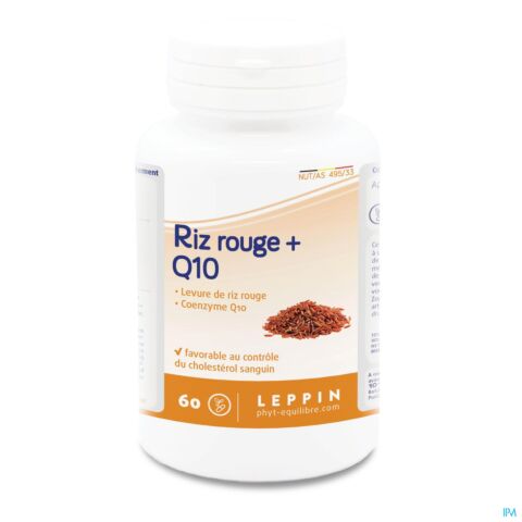 Lepivits Coenzyme Q10 + Lev. Riz Rouge Pot Caps 60
