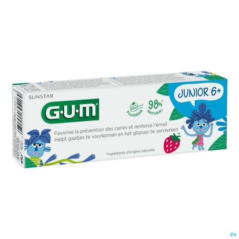 Gum Junior +7 ans Dentifrice Tube 50ml