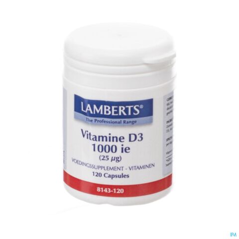 Lamberts Vitamine D 1000ie 25mcg Tabl 120