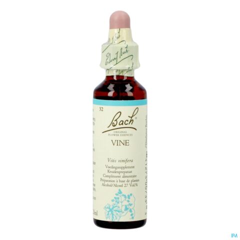 Bach Flower Remedie 32 Vine 20ml