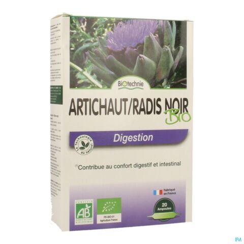 Artichaut-radis Noir Bio Amp 20x10ml Biotechnie