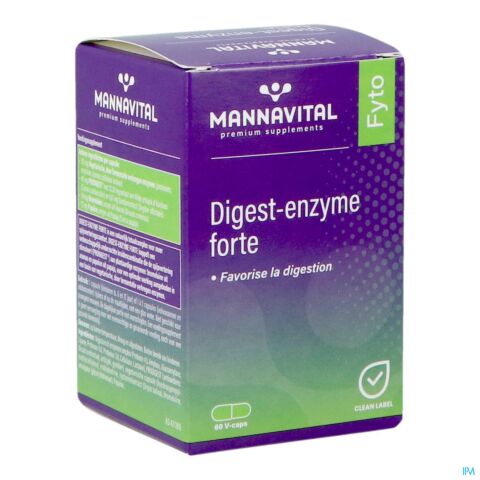 Mannavital Digest Enzyme Forte V-caps 60
