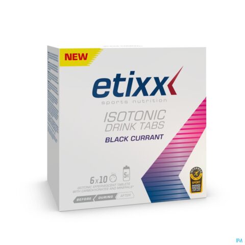 Etixx Isotonic Blackcurrant Comp Efferv. 6x10
