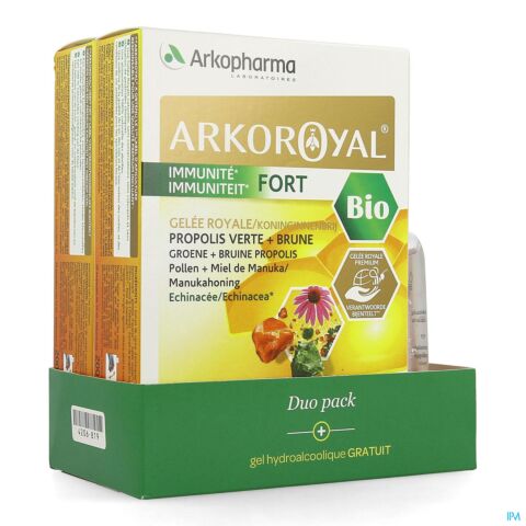 Arkoroyal Immunite Fort Duo Amp20x10ml+gel H. 50ml