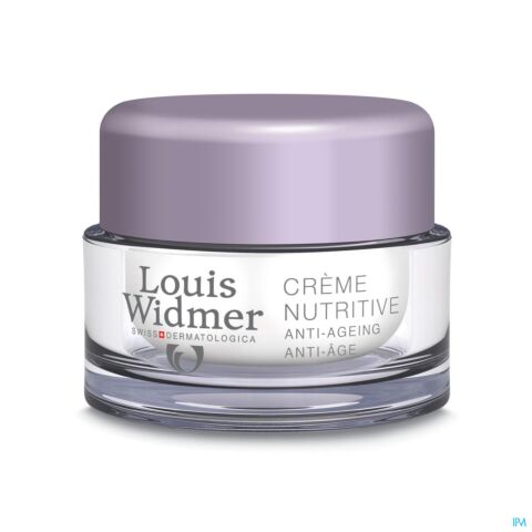 Louis Widmer Crème Nutritive de Nuit Sans Parfum Pot 50ml