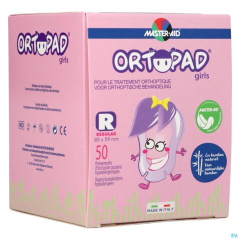 Ortopad Regular For Girls Compresse Ocul 50 73224