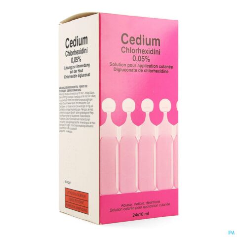 Cedium Chlorhexidini 0,05 % Solution 24x10ml