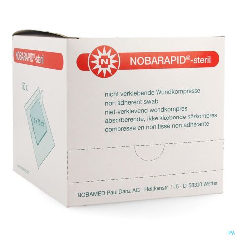 Noba Nobarapid Set Sterile 7,5x 7,5cm 50 9320393