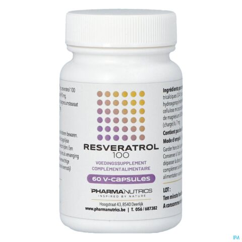 Resveratrol 100 Forte V-caps 60 Pharmanutrics