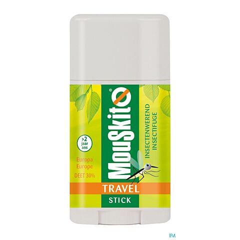Mouskito Travel Insectifuge DEET 30% Europe Stick 40ml