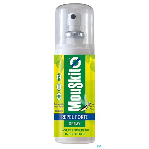 Mouskito Repel Forte Spray Insectifuge IR3535 30% Régions Tropicales 100ml