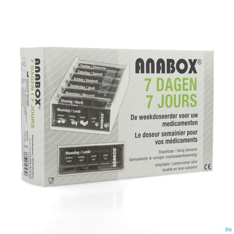 Anabox Pilbox 7 Jours Enfant Multicolor Fr/nl